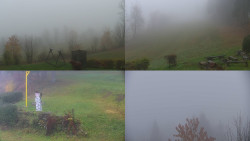 Sdružený snímek okolí chaty Myslivna