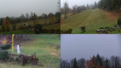 Sdružený snímek okolí chaty Myslivna