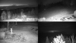 Sdružený snímek okolí chaty Myslivna