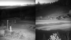 Sdružený snímek okolí chaty Myslivna