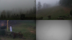 Sdružený snímek okolí chaty Myslivna