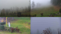 Sdružený snímek okolí chaty Myslivna