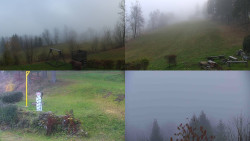 Sdružený snímek okolí chaty Myslivna