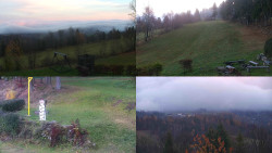 Sdružený snímek okolí chaty Myslivna