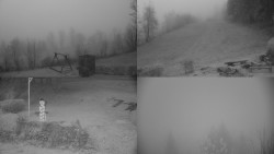 Sdružený snímek okolí chaty Myslivna