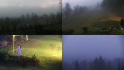 Sdružený snímek okolí chaty Myslivna