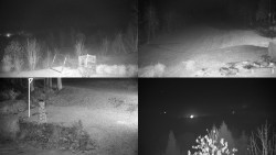 Sdružený snímek okolí chaty Myslivna