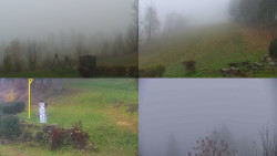 Sdružený snímek okolí chaty Myslivna