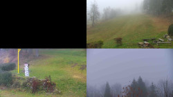 Sdružený snímek okolí chaty Myslivna