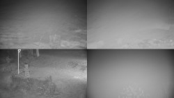 Sdružený snímek okolí chaty Myslivna