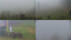 Sdružený snímek okolí chaty Myslivna