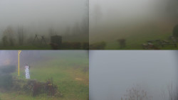 Sdružený snímek okolí chaty Myslivna