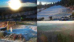 Sdružený snímek okolí chaty Myslivna