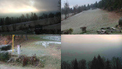 Sdružený snímek okolí chaty Myslivna