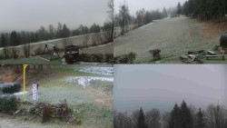 Sdružený snímek okolí chaty Myslivna