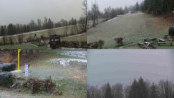 Sdružený snímek okolí chaty Myslivna