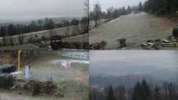 Sdružený snímek okolí chaty Myslivna