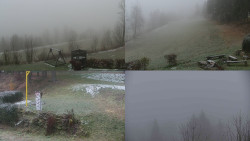 Sdružený snímek okolí chaty Myslivna