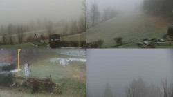 Sdružený snímek okolí chaty Myslivna