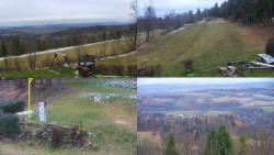 Sdružený snímek okolí chaty Myslivna