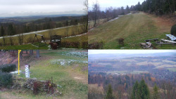 Sdružený snímek okolí chaty Myslivna