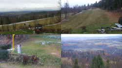 Sdružený snímek okolí chaty Myslivna