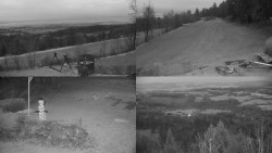 Sdružený snímek okolí chaty Myslivna