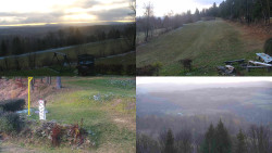 Sdružený snímek okolí chaty Myslivna