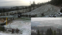 Sdružený snímek okolí chaty Myslivna