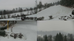 Sdružený snímek okolí chaty Myslivna