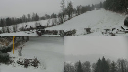 Sdružený snímek okolí chaty Myslivna