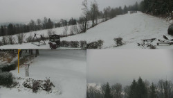 Sdružený snímek okolí chaty Myslivna