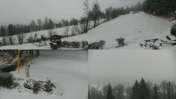 Sdružený snímek okolí chaty Myslivna