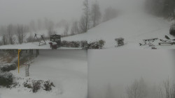 Sdružený snímek okolí chaty Myslivna