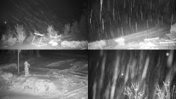 Sdružený snímek okolí chaty Myslivna