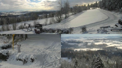 Sdružený snímek okolí chaty Myslivna