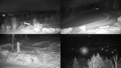 Sdružený snímek okolí chaty Myslivna