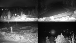 Sdružený snímek okolí chaty Myslivna