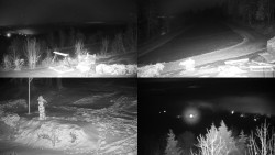 Sdružený snímek okolí chaty Myslivna