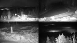 Sdružený snímek okolí chaty Myslivna