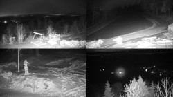 Sdružený snímek okolí chaty Myslivna