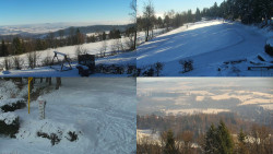 Sdružený snímek okolí chaty Myslivna