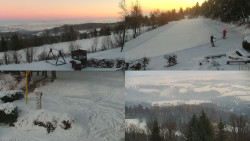 Sdružený snímek okolí chaty Myslivna