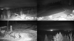 Sdružený snímek okolí chaty Myslivna