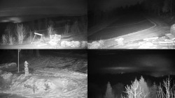 Sdružený snímek okolí chaty Myslivna