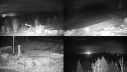 Sdružený snímek okolí chaty Myslivna