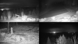 Sdružený snímek okolí chaty Myslivna