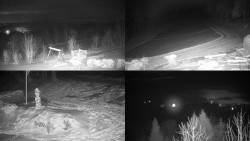 Sdružený snímek okolí chaty Myslivna