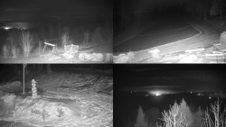 Sdružený snímek okolí chaty Myslivna