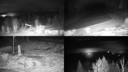 Sdružený snímek okolí chaty Myslivna